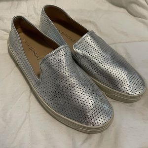 Silver 8.5 Via Spiga Flats